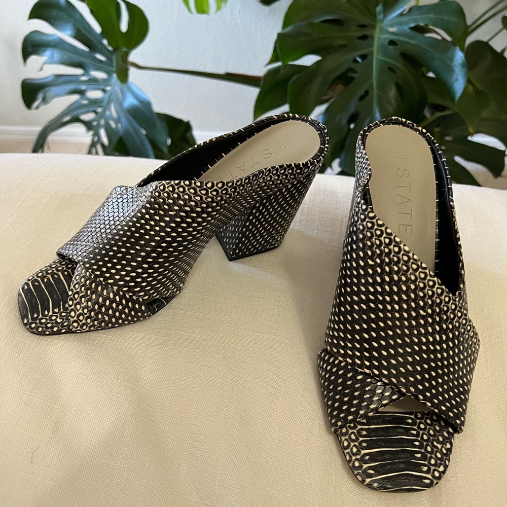 1. Slate, slip on heels